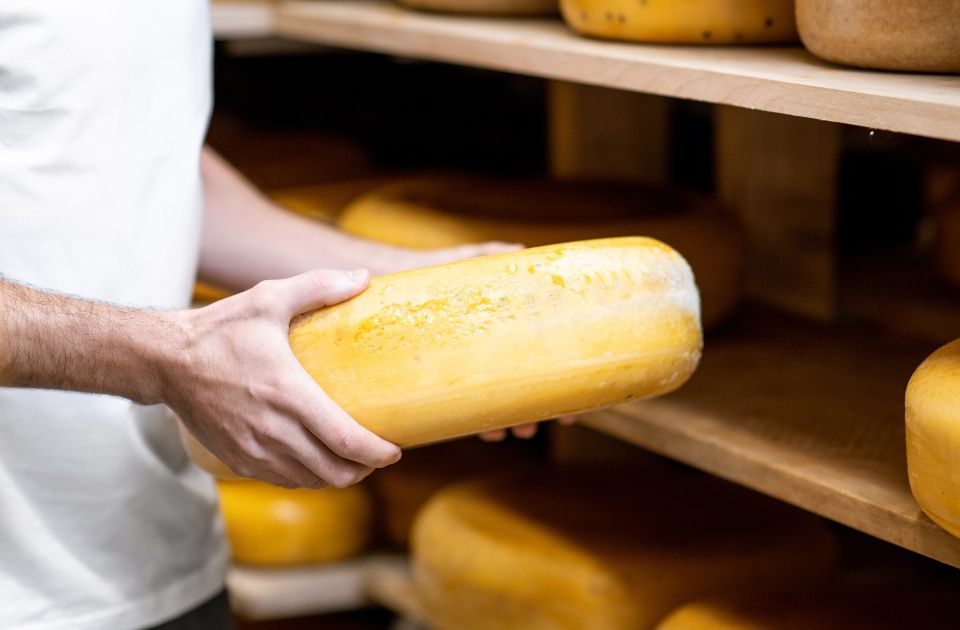 Proceso de maduración de quesos artesanales de Quesos Bolaños en Gran Canaria